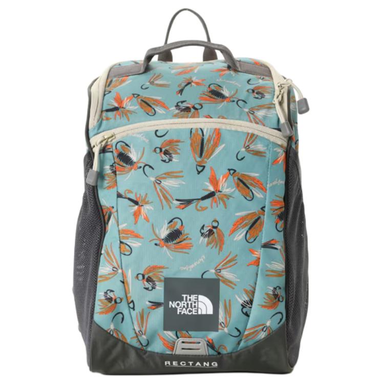 The North Face 17L Durable Hiking Nylon Backpack Kids backpacks Green NMJ72359-FP Green