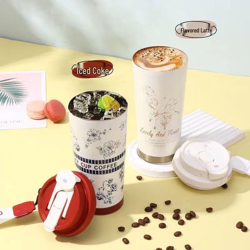 Lily of the Valley Insulated Travel Mug 530ML