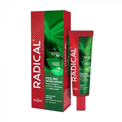 Peeling trychologiczny do skóry głowy stymulujący wzrost włosów Radical 75 ml