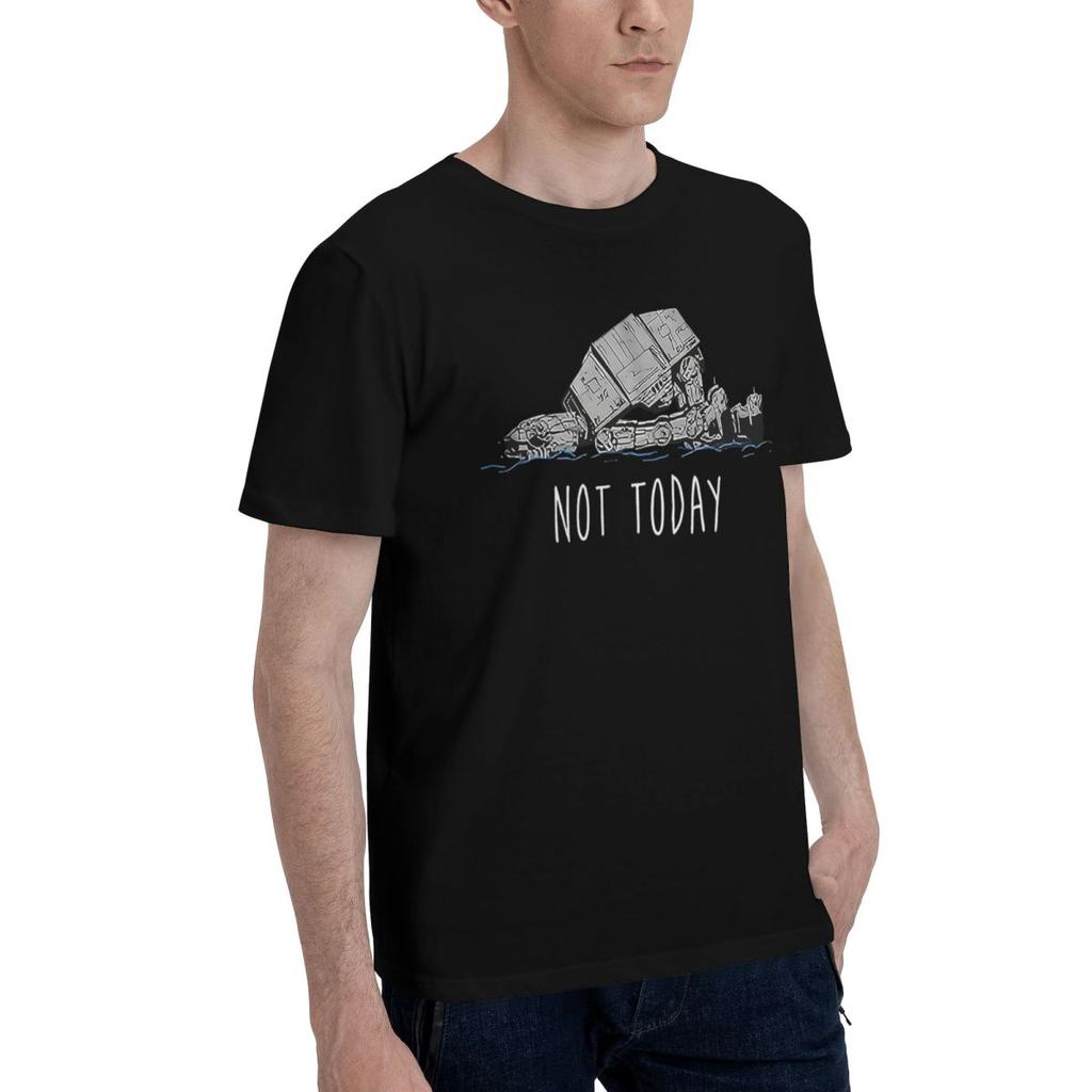 Not Today Hoth Graphic 100 Cotton Casual Breathable Confortable Manga Funny Mens TShirt Funny Gift