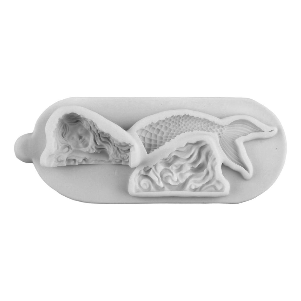 Mermaid Dolphin Silicone Mold Fish Turtle Crab Octopus Seahorse Molds Cake Decorating Tools Cupcake Topper Candy Resin Clay Chocolate Gumpaste Mold