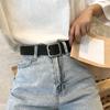 1Pc Pu Leather Belt For Women Square Buckle Pin Buckle Jeans Belt Ladies Belt Female Waistband