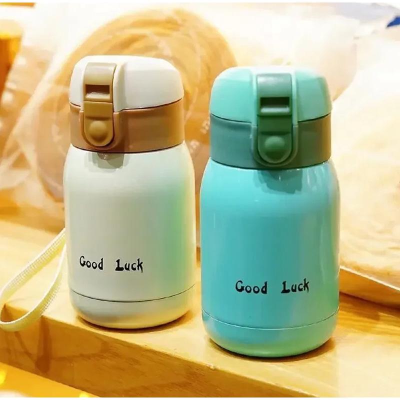 Mini Thermos Cup 200ml/360ml Pocket Cup Stainless Steel Thermal Coffee Mug Vacuum Flask Insulated Hot Water Bottle Kids Gift