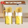 2 in1 Spray Oil Sprayer Kitchen Oil Spray Bottle Plastic 500ML Oil Dispenser Spray Container Cooking Camping Kitchen Seasoning