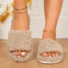 Soft Plush Winter Slippers for Women