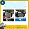 For Toyota Camry 70 XV70 2018~2024 Car Stickers Full Cover Anti Fog Film Rearview Mirror Cars Accessories Clear Mirrors Films