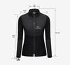 Women's Windproof Long Sleeve Golf Jacket - Autumn/Winter Sunscreen, Korean Style, Warm and Slimming Sportswear