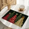 4pcs Christmas Placemats Measuring 12X18 Inches, Featuring a Christmas Tree Design, Perfect for Dining Tables, Festive Holiday Decorations, Suitable