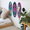 Creative Poster Guitar Flower Triptych Bedroom Living Room Home Background Beautification and Decoration Wall Stickers