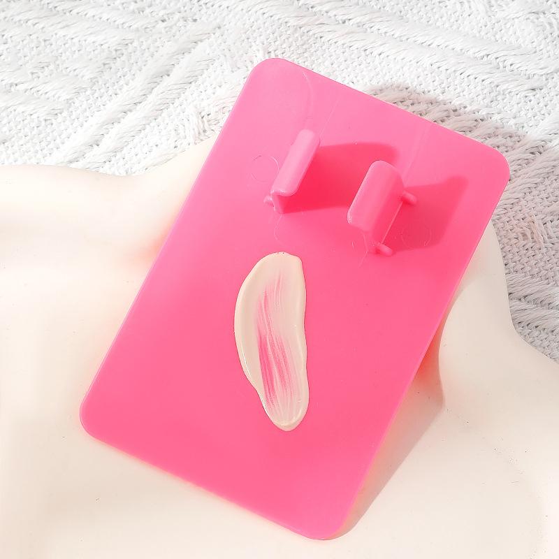 Colorful Palette Tray Mixing Ring Makeup Toner Spatula Liquid Mixing Foundation Cream Blending Cosmetic Make Up Tool For Travel