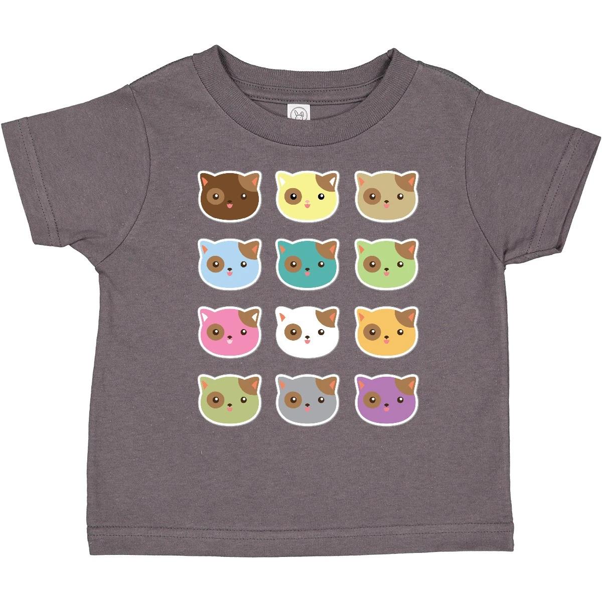 Inktastic Funny Cat Lover Kitty Kitten Toddler kids boys T-Shirt Kitties Cute Animals Pet 100