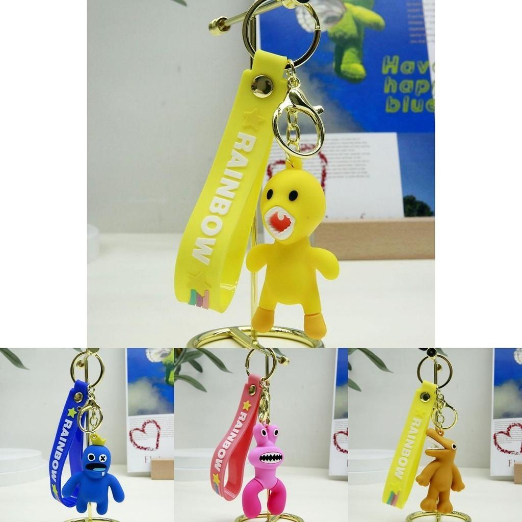 Portachiavi Ciondolo Roblox Rainbow Friends in PVC Regali per Bambini Ornamento di Natale