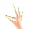 Antique Style Ancient Nail Rings Set Belly Dance Accessories Finger Tip Protection Knuckle Rings