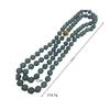 Ice Natural Chalcedony Necklace 12M Women'S Blue Water Necklace Girls' Long Necklace Mom Chain Premium Sense