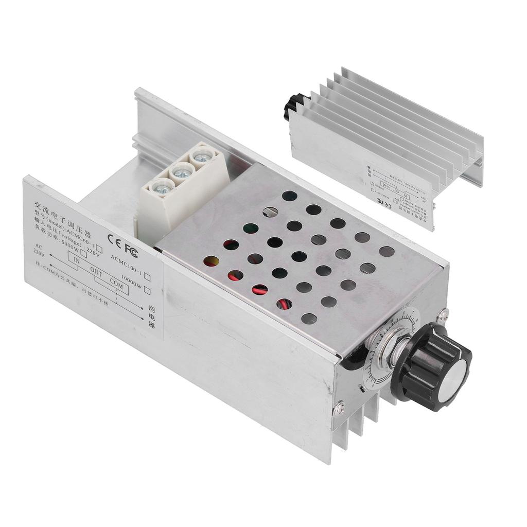 Voltage Regulator LED Dimmer Electronic Motor Speed Controller 10000W with AC 220V