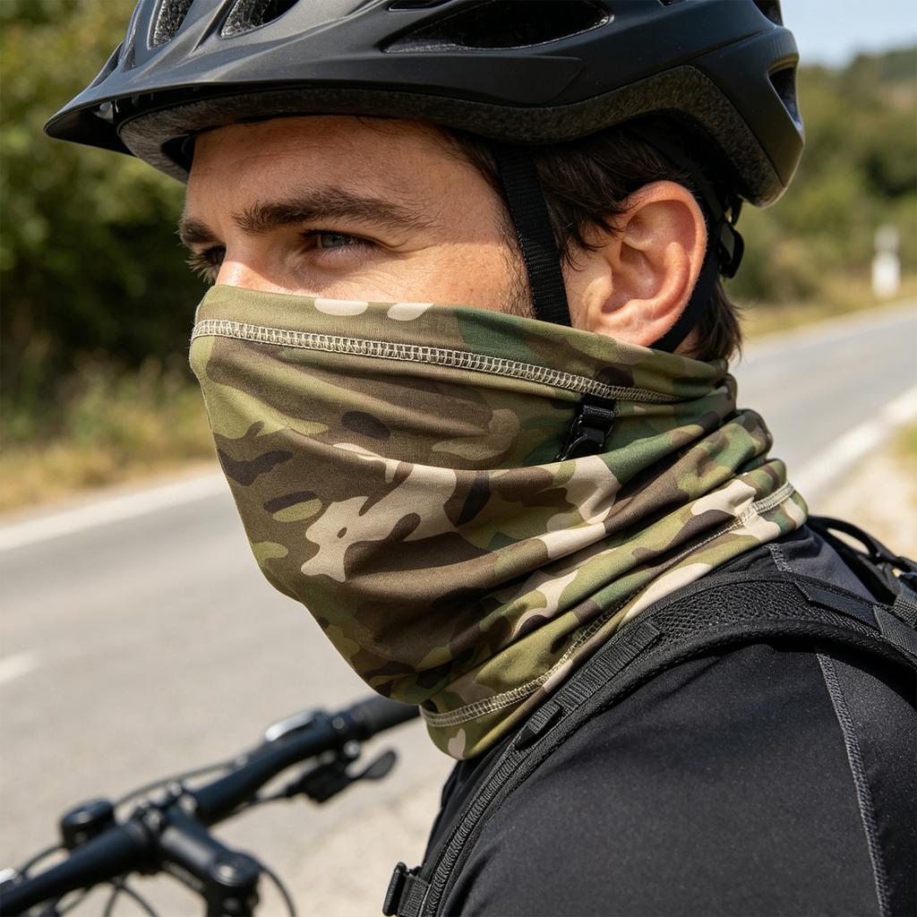 Multifunktionale Tarn-Gesichtsmaske, Outdoor-Radsport-Gesichtsschal, Schal, Sport-Kopftuch
