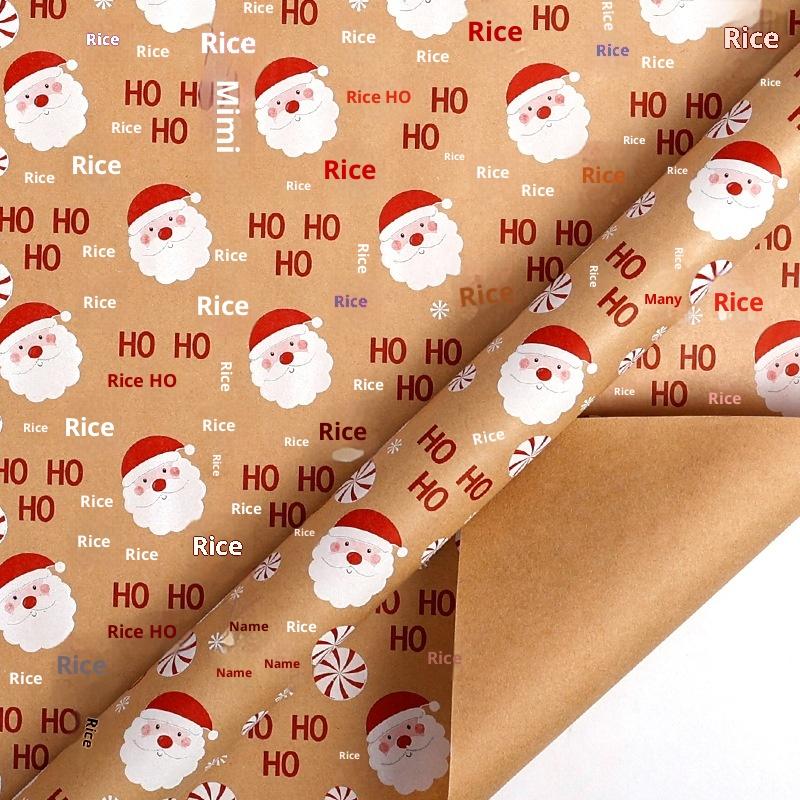 1 Roll Christmas Wrapping Paper - Cute Deer Design, Planners And Brokers, Suitable For Presents, Handmade Gifts, Gift Wrapping