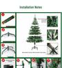 Black PVC Christmas Tree for Hotel Decoration - Large, DIY, Mini, Dense Simulation