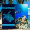 Handtuch mit Meeresschildkröten-Print Schnelltrocknende Strandhandtücher Sind Geeignet Für Schwimmbäder Camping Yoga Und Das Fitnessstudio