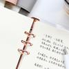 A5 A6 B5 Rose Gold Black With 90 Sheet Inner Page Binder Notebook Cover Diary Agenda Planner Paper Cover School Stationery