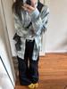 Women's Hong Kong Retro Plaid Loose Long-Sleeve Shirt for Spring/Autumn