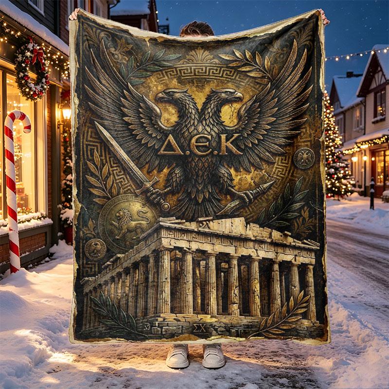 AEK Athens FC Pattern Blanket for Home Decoration, Bed, Sofa, Car Travel, Camping, Suitable for All Seasons, Birthday Christmas Gift