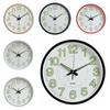 Modern 12inch Glow In The Dark Clock Non-Ticking Energy-Saving Silent Quartz Clock Hanging Plastic Digital Clock Living Room