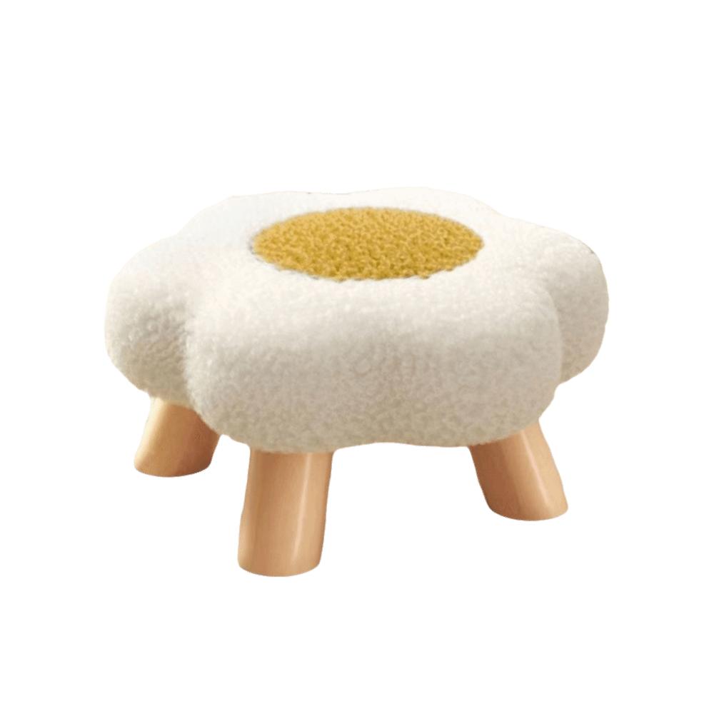 Household Low Stool Soft Sofa Stool Cute Footstool  Living Room