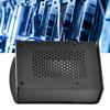 For   4 Model B Black Aluminum Case Box Enclosure with Heatsink Bracket (Black)