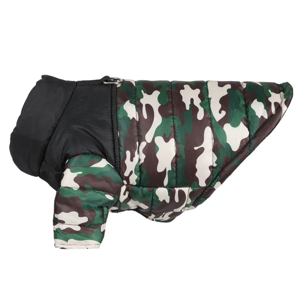 Warm Dog Jacket Winter Puppy Camouflage Clothes For Small Medium Dogs Windproof With D-ring Pet Coat Chihuahua Yorkshire Costume
