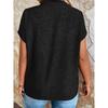 2026 New Women's V-neck Pullover Solid Color Pocket Bat Sleeve Casual Elegant Top for Women