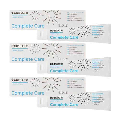 

ecostore Complete Care Toothpaste (100g, 3-Pack) with Natural Baking Soda, Fluoride-Free, and Additive-Free, Natural Plant-Based and Mineral-Derived I