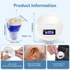 1 Pair Rechargeable Hearing Aids for Seniors & Adults with Noise Cancelling, Invisible In-Ear Digital Hearing Amplifiers