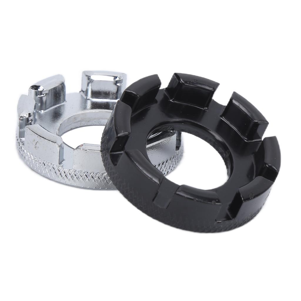 2Pcs Bicycle Spoke Wrenches 8 Cut Open Portable Pocket Bike Rim Adjustment Correct Tools