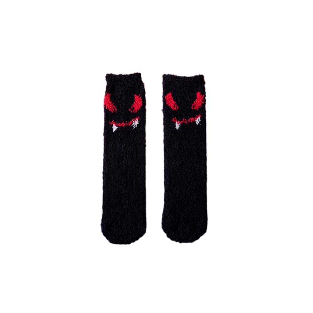 Unisex Halloween Funny Thick Warm Mid-Calf Socks for Fall Winter - Novelty Cute Socks