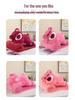 Strawberry Hugging Pig & Little Bear Plush Toy Blanket – Dual-use Nap & Travel Comfort for Kids
