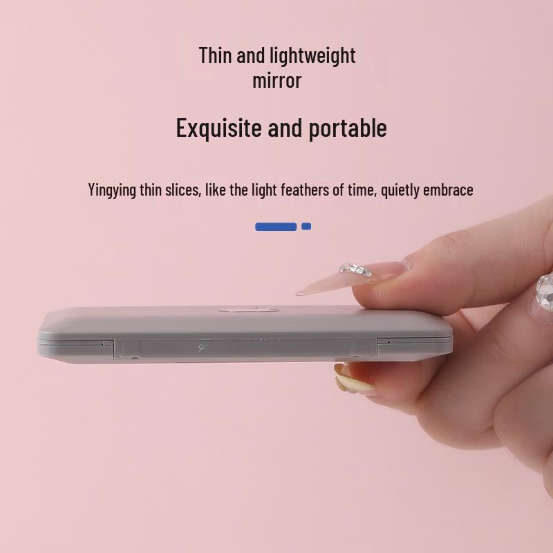 Creative Portable Mini Folding Makeup Mirror Laptop Carry-On