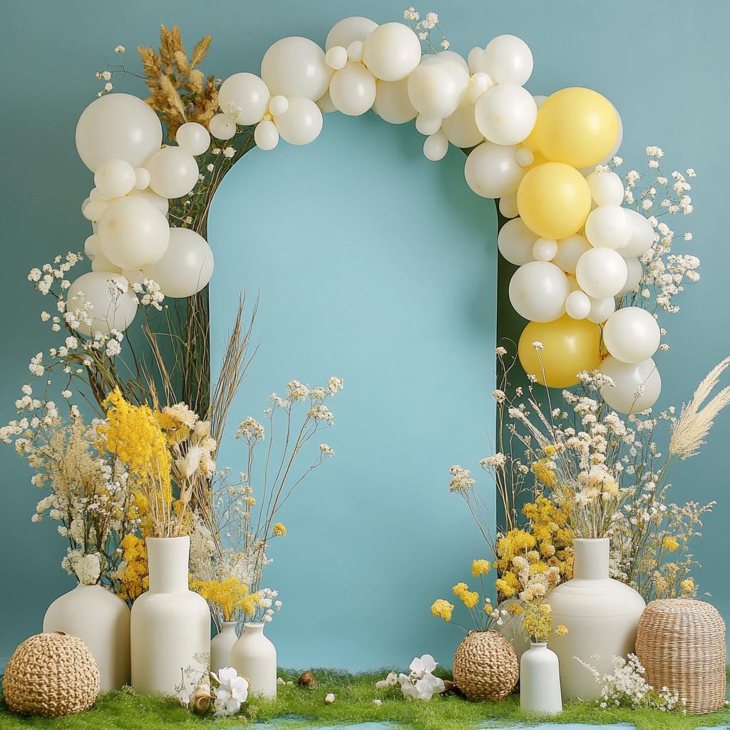 Wedding & Party Half-Round Stretch Arch Fabric Cover