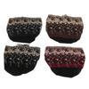 4 Pcs Women Muslim Inner Hijab Cap Black Wine Red Navy Blue Coffee Color Lace Cotton Embroidered Und