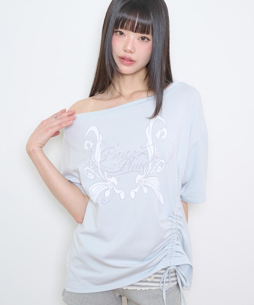 ILLIGO Saeso Fairy One-Shoulder T-Shirt Blue