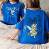 Retro    Tinker Bell 1953 Neverland Peter Pan Magical Print WoUnisex Cotton Tshirt Summer Short Sleeve Tees Casual Couple Top