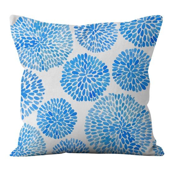 Japanese Retro Watercolor Texture Printed Pillow Case Home Sofa Pillow Cushion Cover Core-Free Premium Durable
