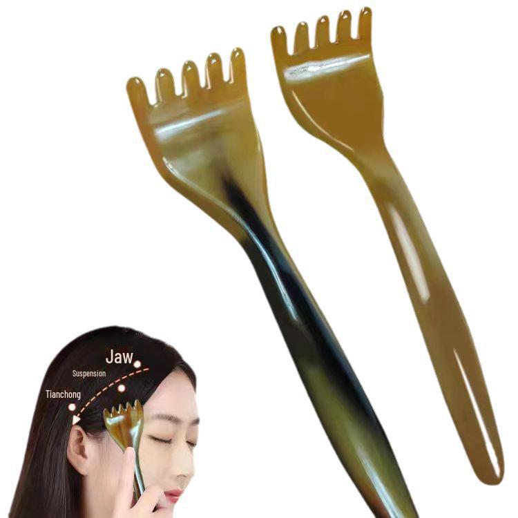 Horn Head Massage Comb - Meridian Therapy Five-Claw Itching Scratcher