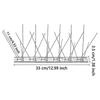 Stainless Steel Bird Spikes - 4 Pack - Anti-pigeon Repellent for Balcony Roofs & Windows