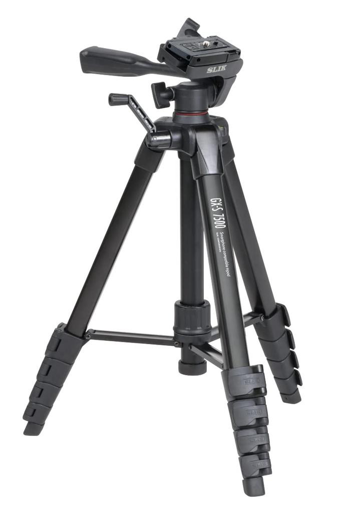 SLIK Smartphone Tripod 7500 Compatible with cameras and video cameras Lever lock type 24mm pipe diameter 3WAY head Total height 1720mm Quick shoe type