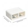 Underwear Drawer Organizer Rectangular Storage Box smooth process