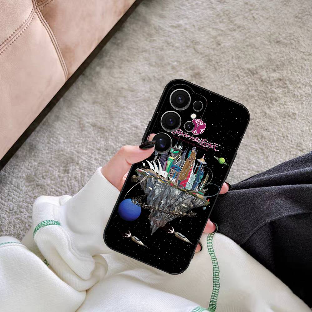 T-tomorrowland Logo Phone Case For Samsung S 20 21 22 23 lite plus ultra Clear Mobile Cover Funda