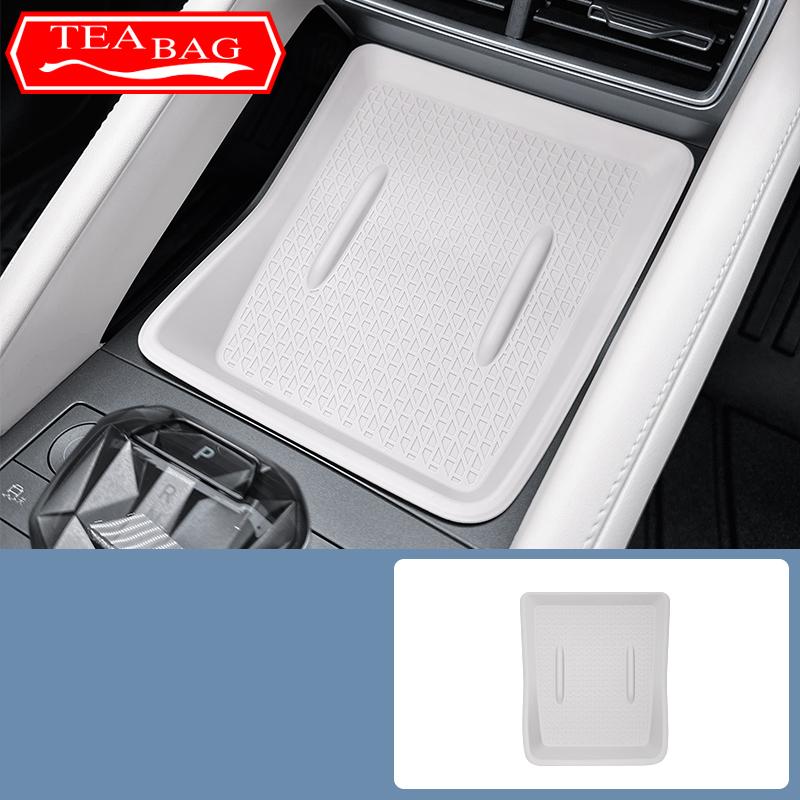 For BYD Yuan Pro Yuan UP EV 2024 Car Silicone Wireless Charging Anti-slip Mat Center Control Cup Slot Box Auto Accessories