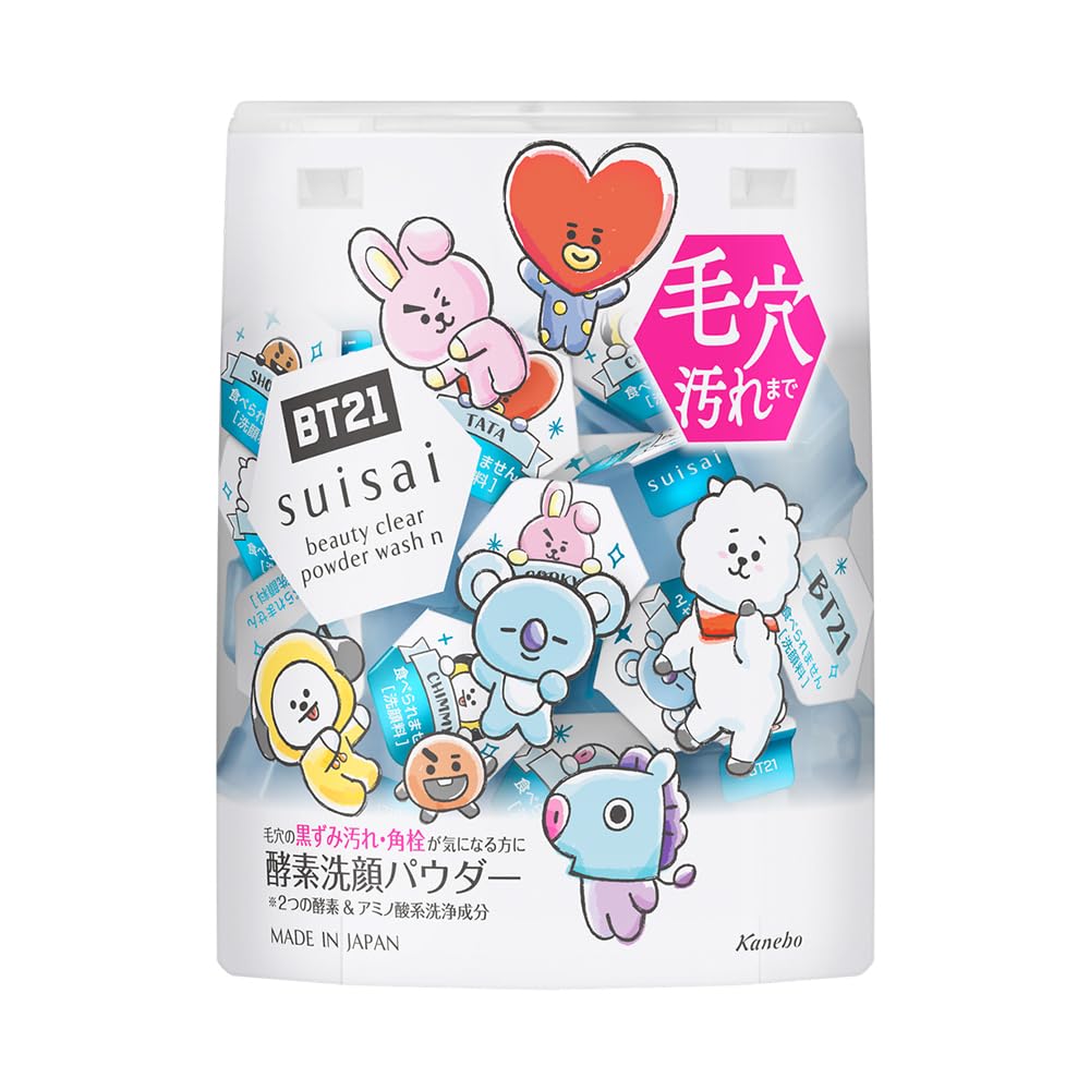 

suisai suisai Beauty Clear Powder Wash N BT21 Enzyme Facial Cleansing Single x 32 Count (Online Exclusive) Powder, 0.4g белый