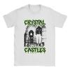 Crystal Castles T-Shirt Strand Elektronische Musik Harajuku T-Shirts Unisex 100% Baumwolle 4XL 5XL 6XL Kleidung Kurzarm Vintage Tops